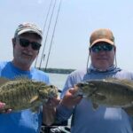 Lake Erie Summer Smallmouth Bass Double