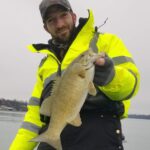 2023 Schultz Sportfishing Photo of a Niagara River Winter Smallmouth Bass