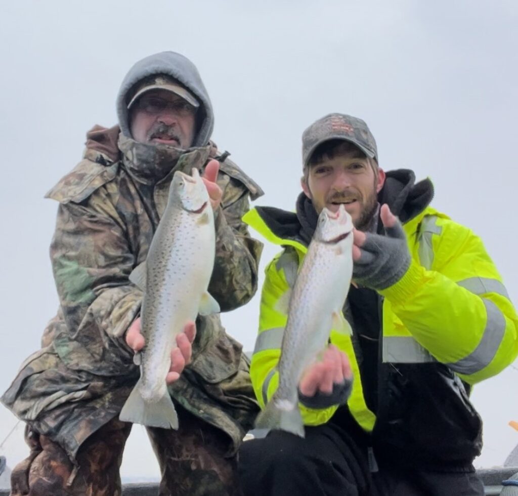 2024 Schultz Sportfishing Picture of a Niagara Bar Brown Trout Double