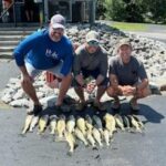 2024 Schultz Sportfishing Photo of a Lake Erie Walleye Limit!