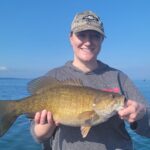 2024 Schultz Sportfishing Picture of a 6# Lake Erie Smallmouth Bass!