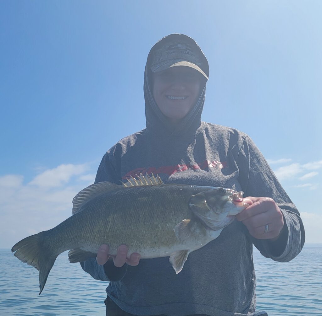 2024 Schultz Sportfishing Picture of a Big Lake Erie Smallmouth Bass