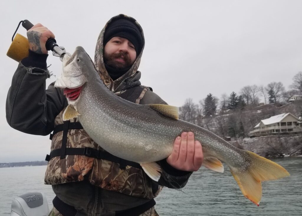 2024 Schultz Sportfishing Picture of a Niagara River Lake trout